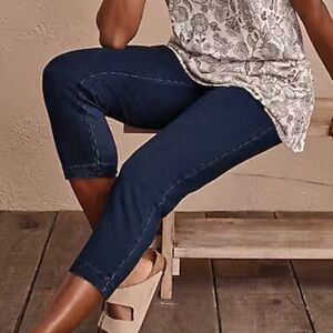 J. Jill Medium Wash Curvy Fit Slim Leg Jeans 16